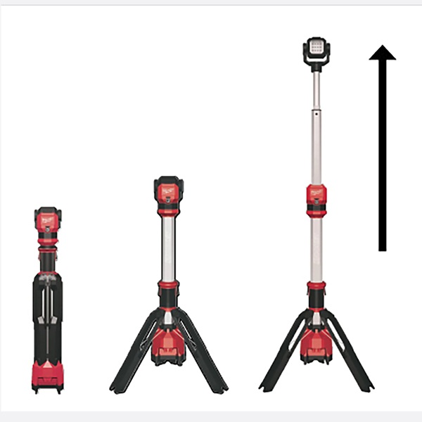 Faro Led MILWAUKE M12 SAL-0 da 1400 Lumen 4