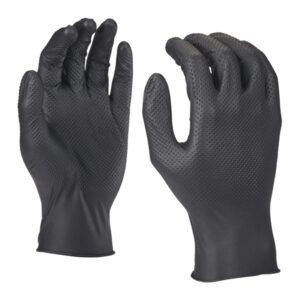 Guanti monouso Milwaukee in nitrile neri pz. 50