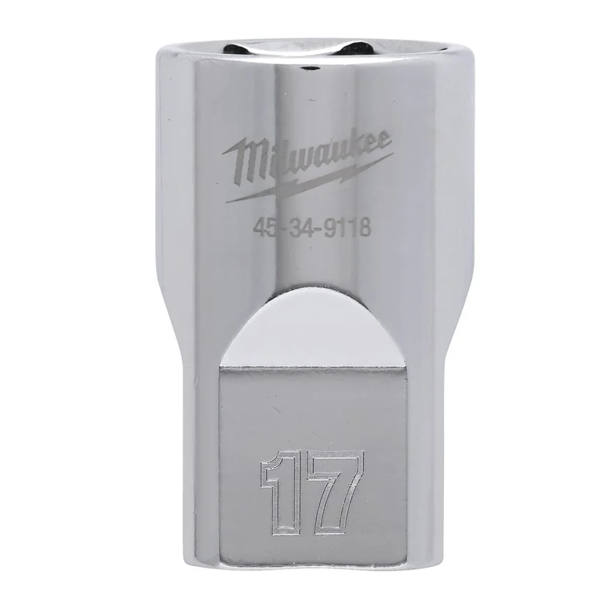 Chiave a BUSSOLA manuale corta attacco mezzo pollice MILWAUKEE mm.17