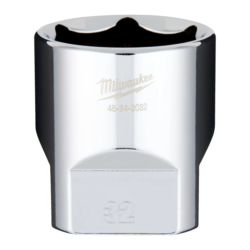Chiave a BUSSOLA manuale corta attacco mezzo pollice MILWAUKEE mm.32