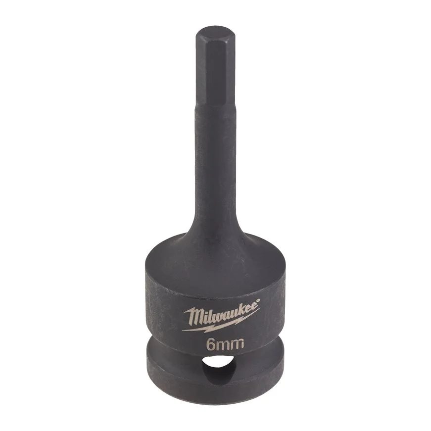 Chiave a bussola maschio attacco mezzo pollice MILWAUKEE impronta HEX da 6mm