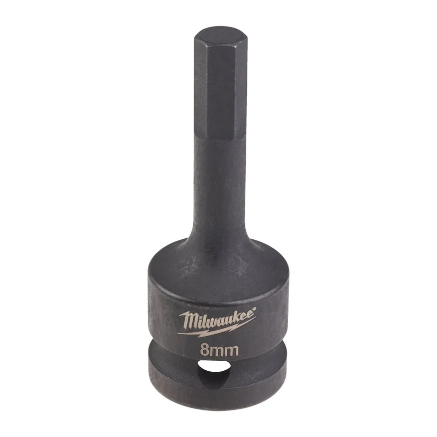 Chiave a bussola maschio attacco mezzo pollice MILWAUKEE impronta HEX da 8mm
