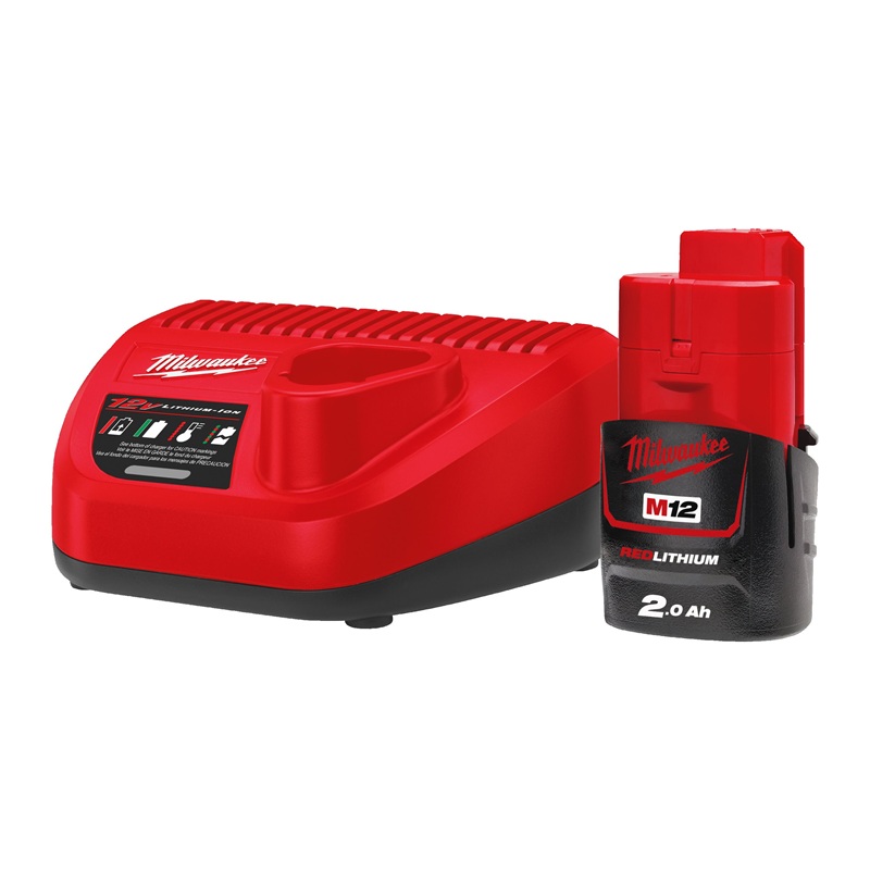ENERGY KIT M12NRG-201 1 BATTERIA 2 AH + MILWAUKEE