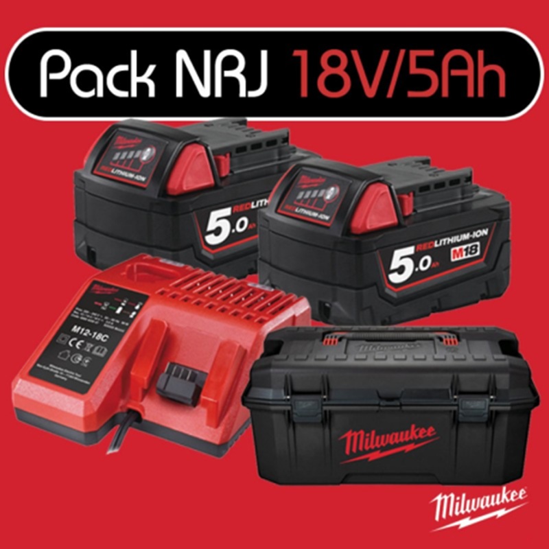 ENERGY KIT M18FUELUP-502W 2 BATT. 5 AH+ MILWAUKEE