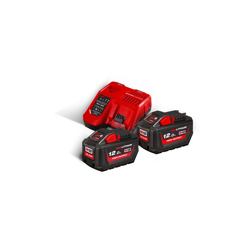 ENERGY KIT M18HNRG-122 2 BATT. 12 AH+ MILWAUKEE