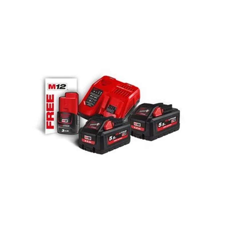 ENERGY KIT M18HNRG-552 2 BATT. 5,5 AH+ MILWAUKEE
