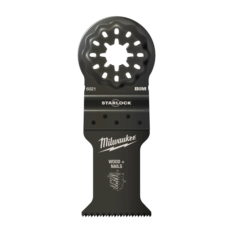 Lama bimetallica taglio legno e chiodi per utensile multifunzione 35 mm