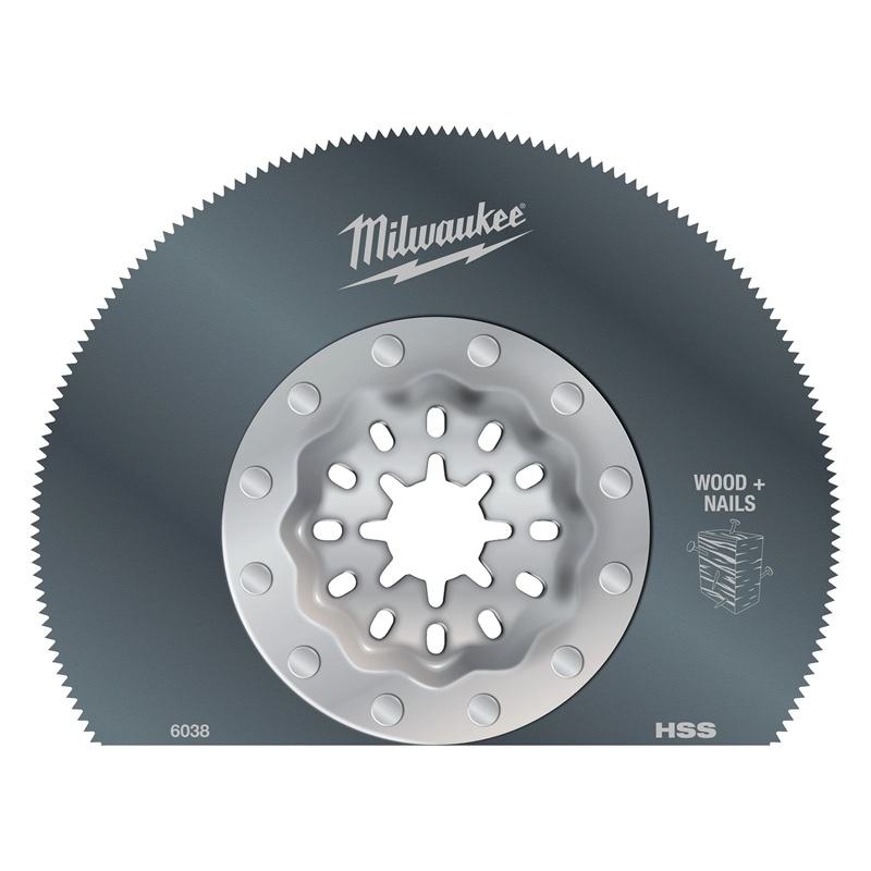 Lama segmentata bimetallica per utensile multifunzione 85 mm