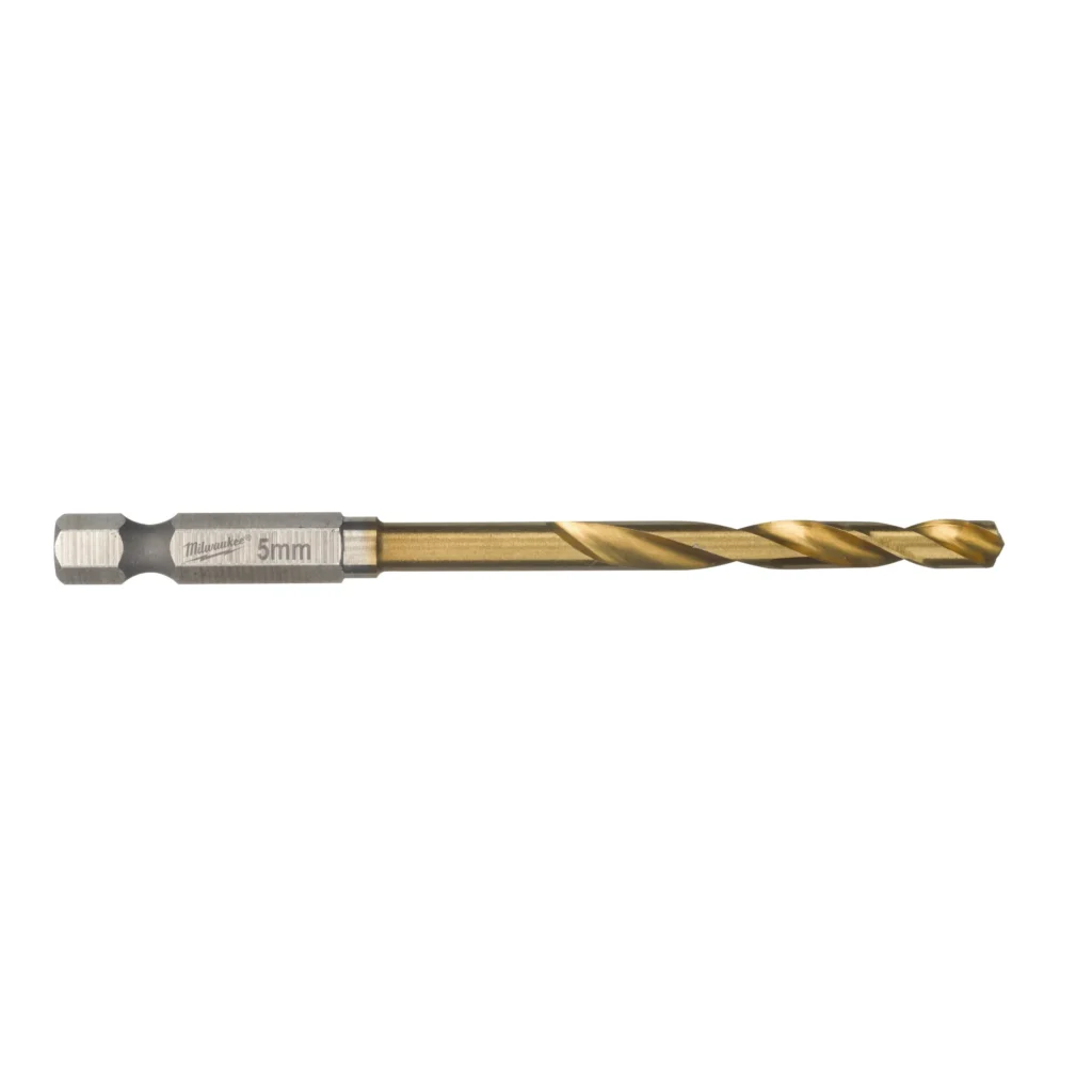 Punte trapano metallo HSS-G TITANIO SHOCKWAVE 5 mm x 80 mm