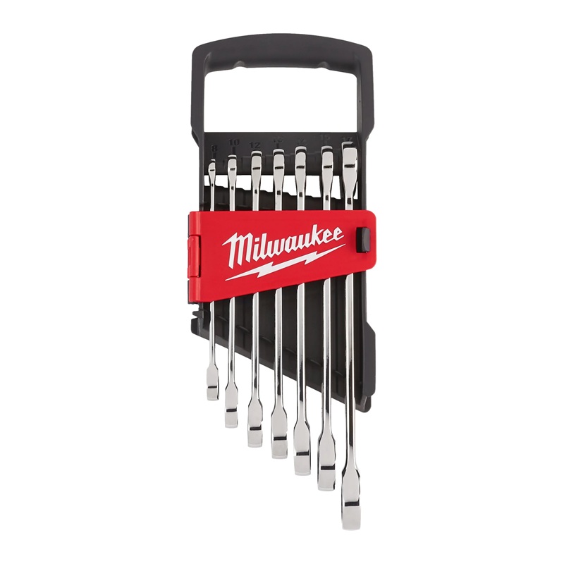 SERIE CHIAVI COMBINATE A CRICCHETTO 7 PZ MILWAUKEE