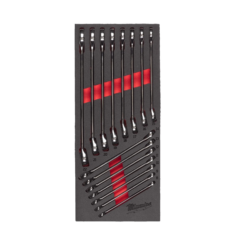 SERIE CHIAVI COMBINATE MILWAUKEE 15 PZ da 8 a 22mm MILWAUKEE
