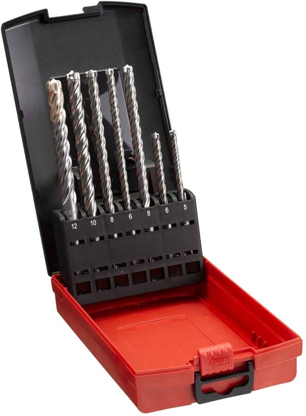 SERIE PUNTE SDS-PLUS MX4 7 PZ MILWAUKEE