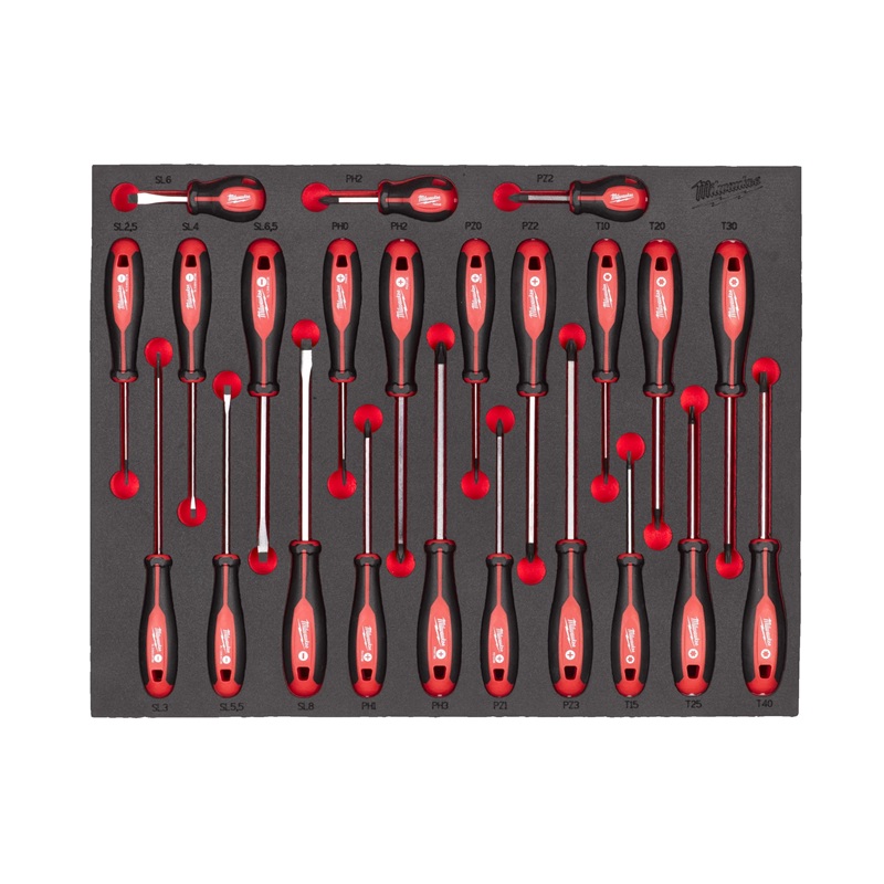 Set di giraviti completo in modulo morbido 23 PEZZI MILWAUKEE