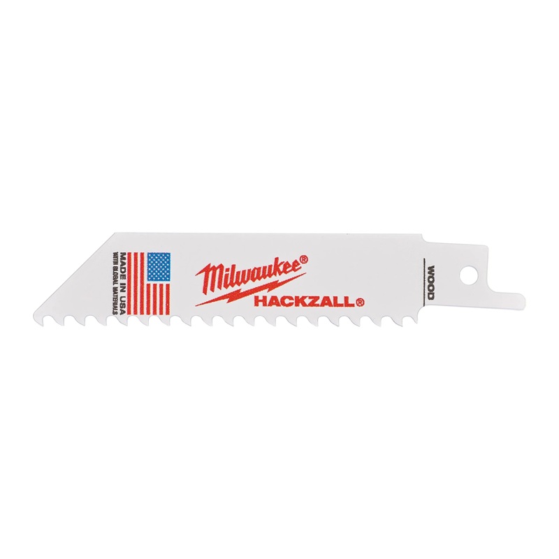 LAMA GATTUCCIO Hackzall 100MM per METALLO 5PZ MILWAUKEE