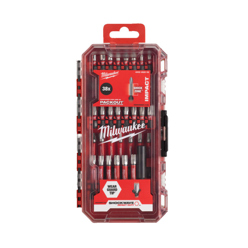 SET INSERTI PER AVVITATORE 38PZ MILWAUKEE SHOCKWAVE