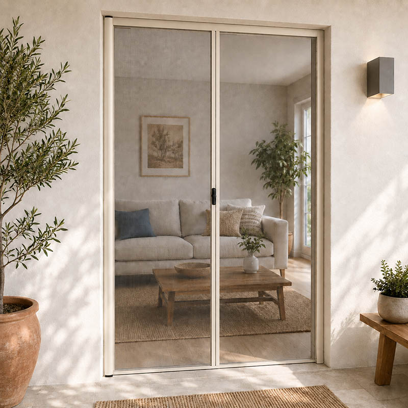 Zanzariera a Rullo flash per porte misura 150 x 250cm colore avorio