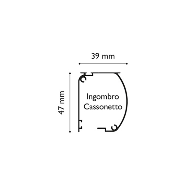 Zanzariera per finestra verticale in alluminio