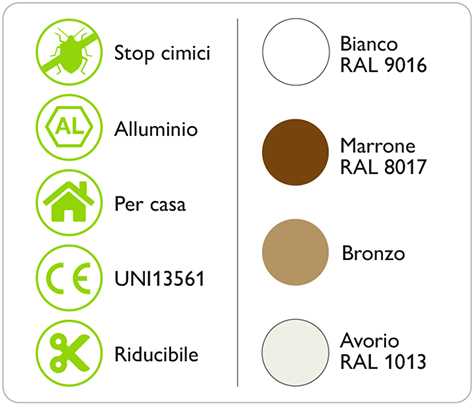 Zanzariera a Rullo flash per porte misura 150 x 250cm regolabile - immagine 7