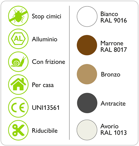 Zanzariera a Rullo special per porte misura 160 x 250cm regolabile - immagine 3