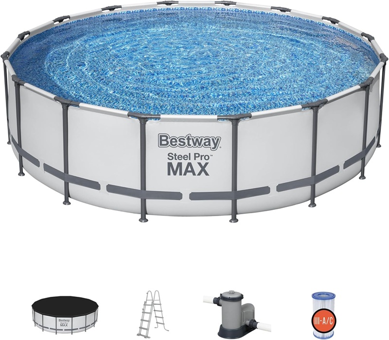 Piscina rotonda 488cm e h.122cm - BESTWAY LT.19480 - immagine 2
