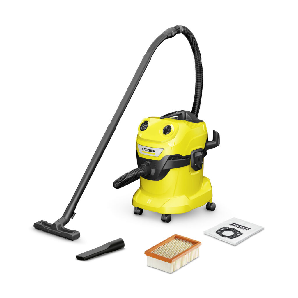 ASPIRAPOLVERE-LIQUIDI KARCHER WD 4 V 20-5-22 1000W 20 LT. ABS