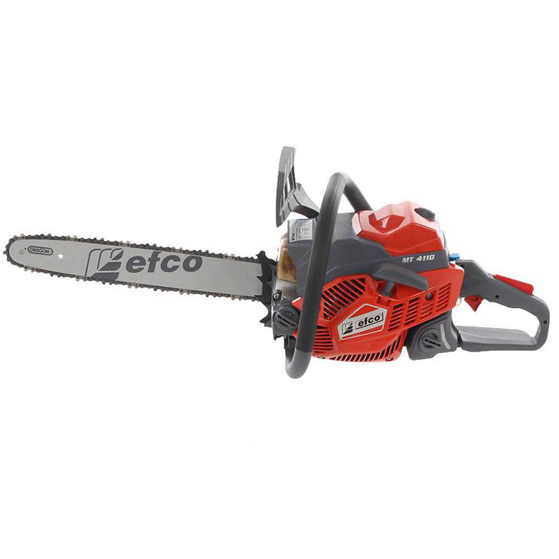 motosega a scoppio efco mt 4110 special da taglio lama da 41cm vista laterale