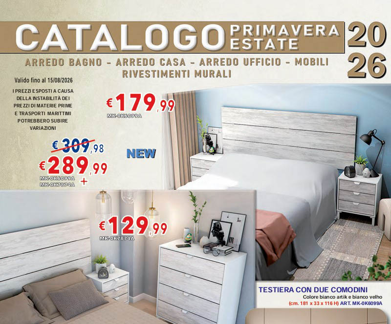catalogo estate 2026 mobili