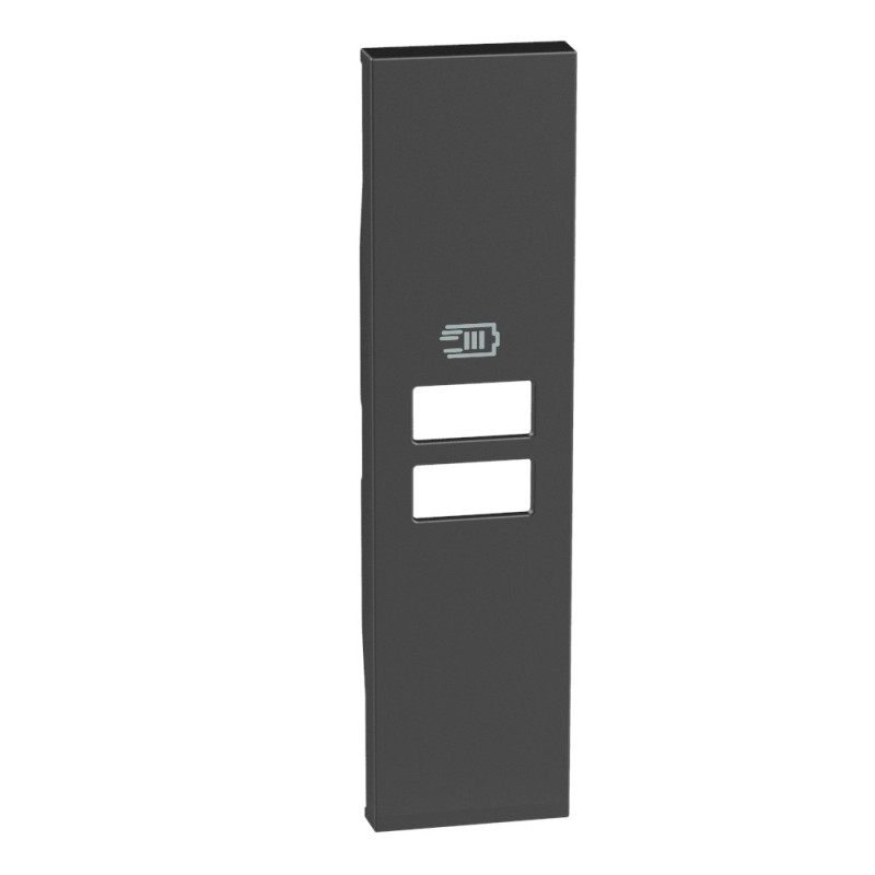 cover-1-modulo Bticino-per-caricatori-usb-colore-nero-bticino-living-now-kg13c